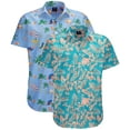 thumbnail image 1 of Visive Men's Stylish Hawaiian 2 Pack Button Down Short Sleeve Shirt - For Big & Tall Men - Up Fun Aloha Shirts for Casual and Party Wear - Diverse Prints for Every Occasion - Durable & Fashion-Forward, 1 of 7