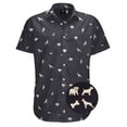 thumbnail image 1 of Visive Mens Big And Tall Short Sleeve Button Shirt, Printed Dog Shirts, 1 of 7