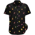 thumbnail image 1 of Visive Mens Big And Tall Short Sleeve Button Shirt, Printed Fiesta Shirts, 1 of 5