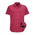 thumbnail image 1 of Visive Mens Big And Tall Short Sleeve Button Shirt, Printed Shark Shirts, 1 of 7