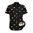 thumbnail image 1 of Visive Mens Big And Tall Short Sleeve Button Shirt, Printed Sushi Shirts, 1 of 8