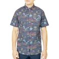 thumbnail image 1 of Visive Mens Big And Tall Short Sleeve Button Shirt, Printed Tropical Shirts, 1 of 7
