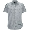 thumbnail image 1 of Visive Mens Big And Tall Short Sleeve Button Shirt, Printed Zebra Shirts, 1 of 8