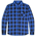 thumbnail image 1 of Visive Mens Flannel Shirts Long Sleeve Big And Tall Heavy Shirt For Men, 1 of 7
