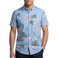 thumbnail image 1 of Visive Mens Hawaiian Shirt For Men Short Sleeve Button Up Tropical Summer Shirts, 1 of 4