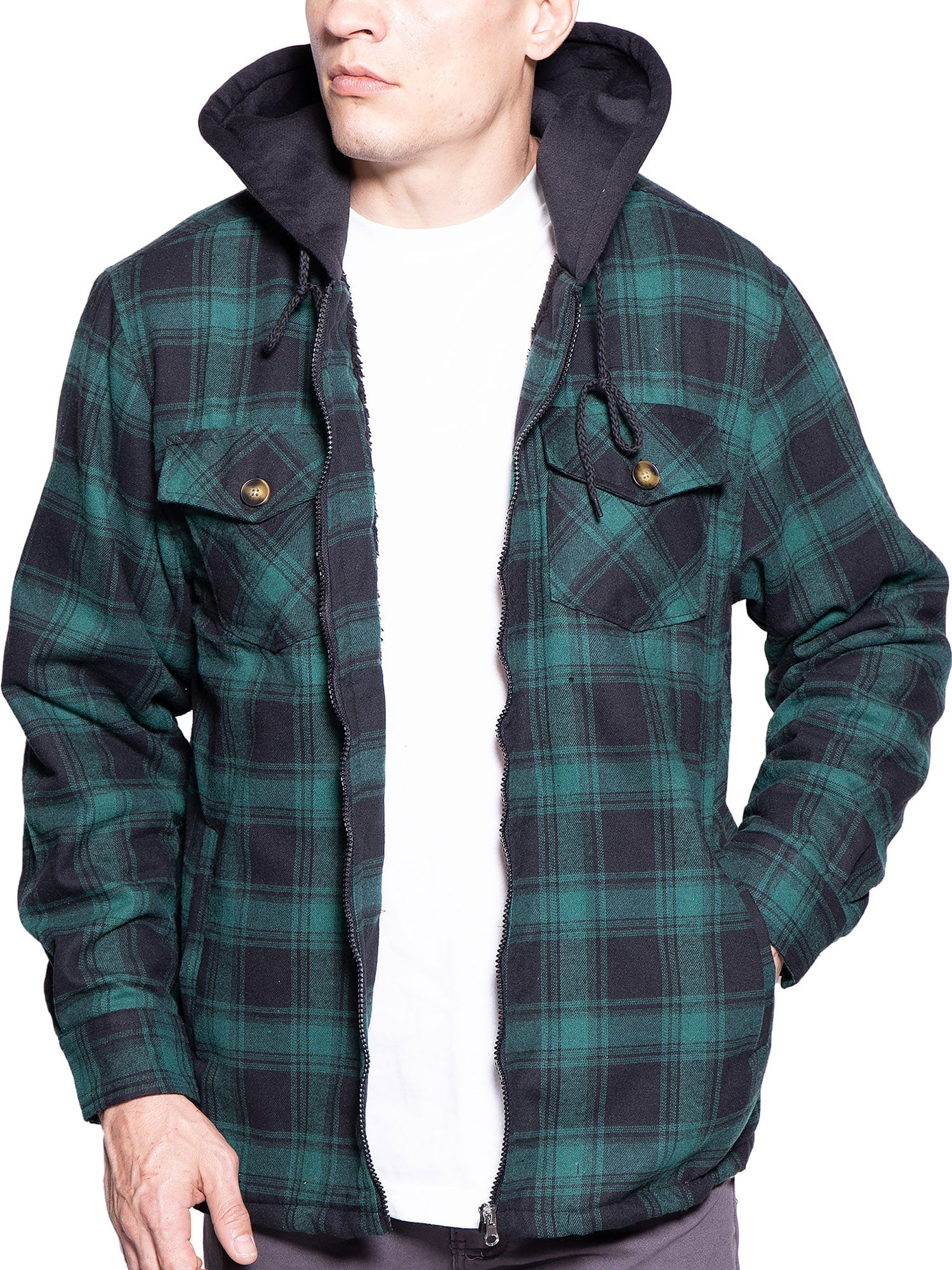 Men's Big Tall Sherpa Lined Flannel Jacket with Australia Ubuy