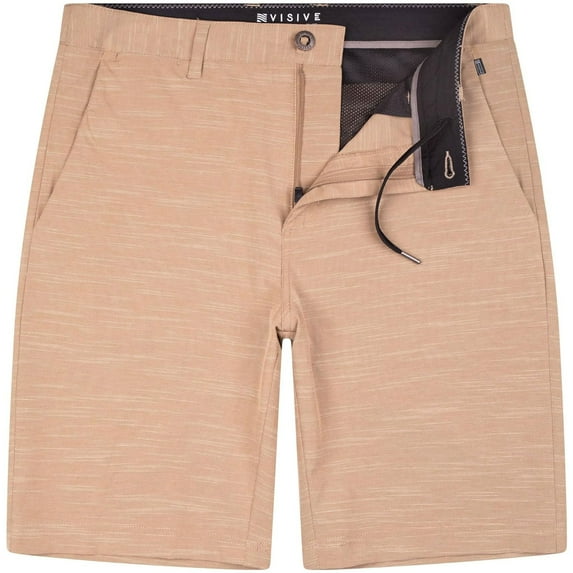 Visive Mens Hybrid Quick Dry Board Shorts - Stretch Fabric for Golf, Swimming, Hiking - Stylish Summer Casual Wear - Big & Tall Sizes 30-44 - Ideal for Active Lifestyles & Vacations