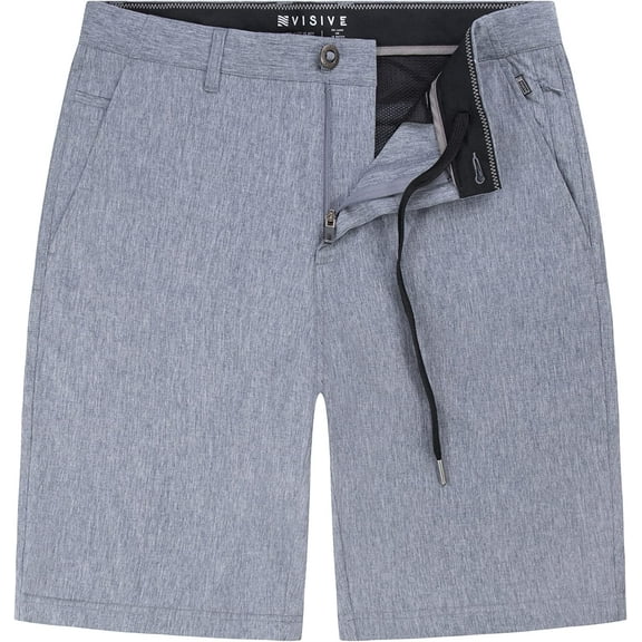 Visive Mens Hybrid Quick Dry Board Shorts - Stretch Fabric for Golf, Swimming, Hiking - Stylish Summer Casual Wear - Big & Tall Sizes 30-44 - Versatile Shorts - Ideal for Active Lifestyles & Vacations