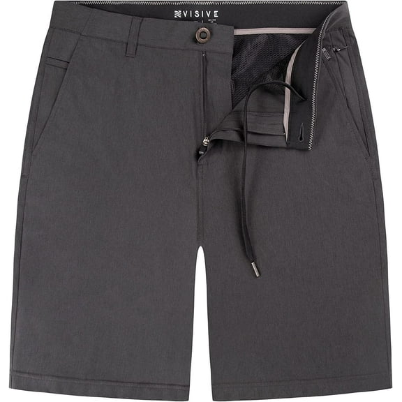 Visive Mens Hybrid Quick Dry Board Shorts - Stretch Fabric for Golf, Swimming, Hiking - Stylish Summer Casual Wear - Big & Tall Sizes 30-44 - Versatile Shorts - Ideal for Active Lifestyles & Vacations
