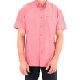 thumbnail image 1 of Visive Oxford Men's Dress Shirt - Short Sleeve Button Down - Comfortable Casual Fit - Available in Big and Tall Sizes - Solid Modern Colors - For All Occasions - Versatile for Office and Casual Wear, 1 of 7