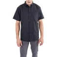 thumbnail image 1 of Visive Oxford Men's Dress Shirt - Short Sleeve Button Down - Comfortable Casual Fit - Available in Big and Tall Sizes - Solid Modern Colors - For All Occasions - Versatile for Office and Casual Wear, 1 of 7