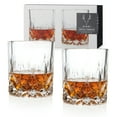 thumbnail image 1 of Viski Admiral Crystal Whiskey Glasses, Gifts for Men, 10 oz Set of 2, 1 of 12