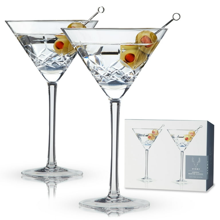 Cubist Martini Glass Set