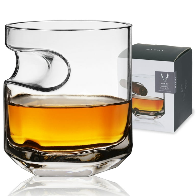 Whiskey Glasses 8oz Premium Scotch Glasses Set of 2 - Old Fashioned Whiskey Glass, Size: One size, Clear