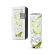 Viski Gatsby Vintage Mixing Glass for Home Bar, Cocktail Party Gifts, 42oz