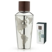 Viski Globe Stainless Steel Cocktail Shaker for Party, Home Bar Gifts, 32oz
