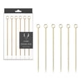 thumbnail image 1 of Viski Stainless Steel Cocktail Picks for Olives, Cherries, Set of 6 Gold, 1 of 10
