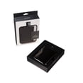 thumbnail image 1 of Viski Gunmetal Stainless Steel Liquor Flask for Outdoor, Gifts for Men, 6oz, 1 of 6