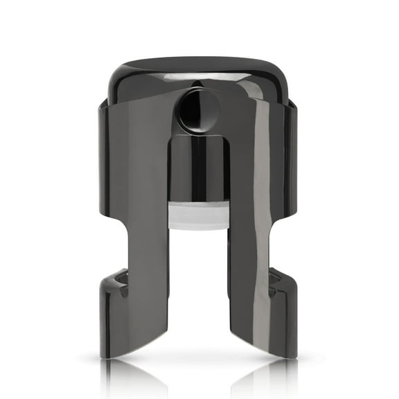 Viski Stainless Steel Champagne Stopper, Sparkling Wine Stopper, Gunmetal