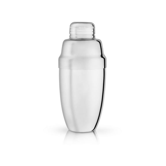 Viski Heavyweight Cocktail Shaker for Party, Home Bar Gifts, 16.5oz, Silver