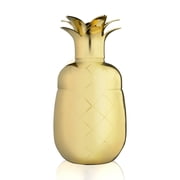 Viski Pineapple Stainless Steel Cocktail Shaker, Party Home Bar Gifts, Gold Suggested title