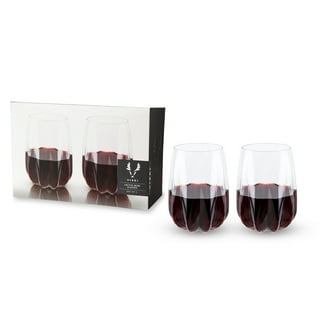Viski Aerating Wine Glass, Tasting Tumbler, Double Walled Specialty Clear  Glass, Dishwasher Safe, 8 Oz, Set of 1