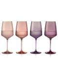 thumbnail image 1 of Viski Nouveau Wine Glasses for White and Red Wines, 22oz Set of 4, Moonrise, 1 of 5