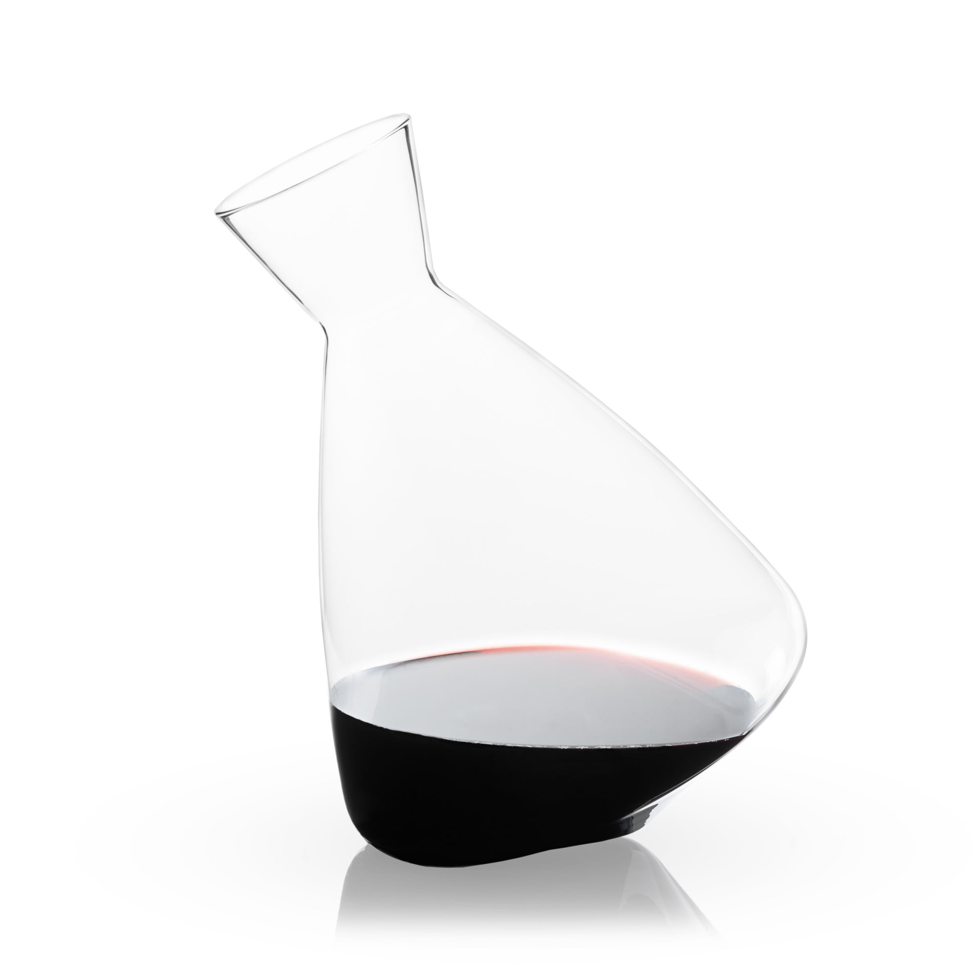 Viski Rolling Wine Decanter -Modern Crystal Wine Decanter for Wine- 75 ...