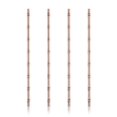 thumbnail image 1 of Viski Stainless Steel Cocktail Straws, Drinking Straws, Set of 4, Copper, 1 of 6