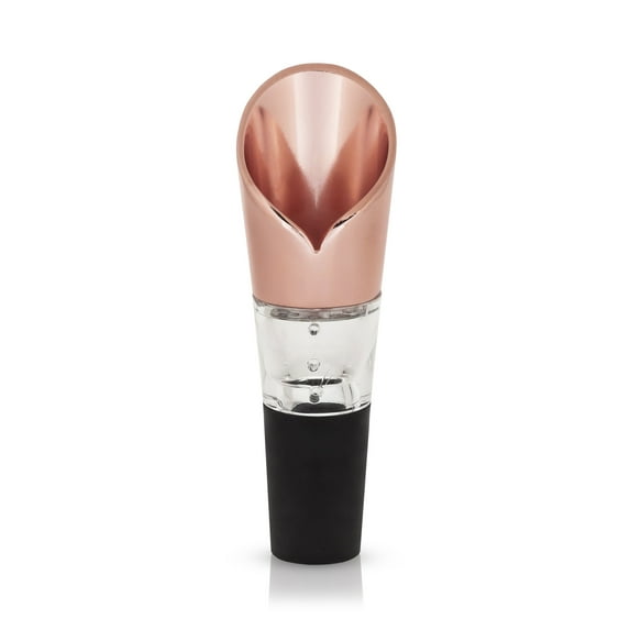 Viski Summit Aerating Pour Spout for Red Wine, Holiday, Dinner Party Copper