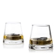 thumbnail image 1 of Viski 2 Tumblers and 6 Glacier Rocks Set for Whiskey Spirits, Gifts for Men, 1 of 4