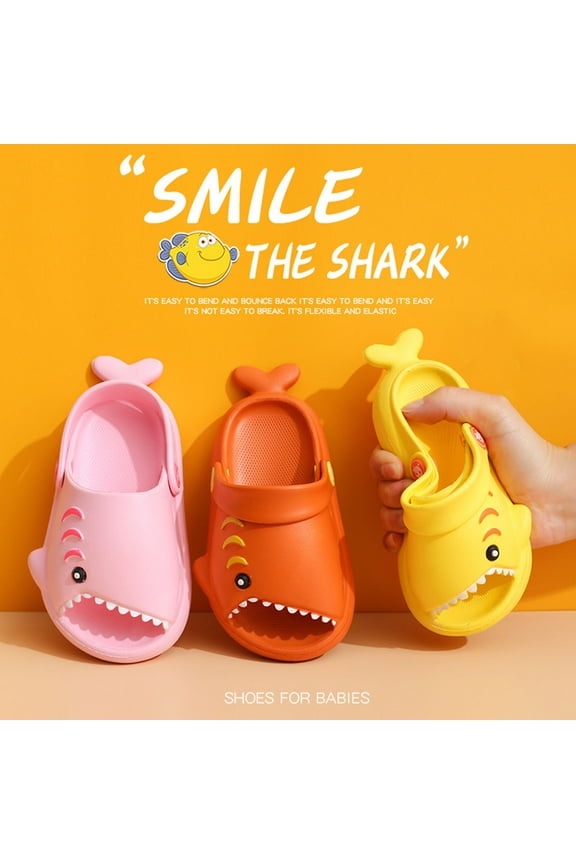 1 Pair Boys Girls Clogs Toddler Little Kids Sandals Cartoon Dinosaur Garden Beach Water Slipper