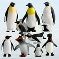 thumbnail image 1 of Visland 1 SET / 1 PCS Penguin Figurines Polar Arctic Animal Figures Plastic Penguin Toy Model Set Cake Toppers Ocean Sea Educational Gift School Project Collection for Kids, 1 of 8