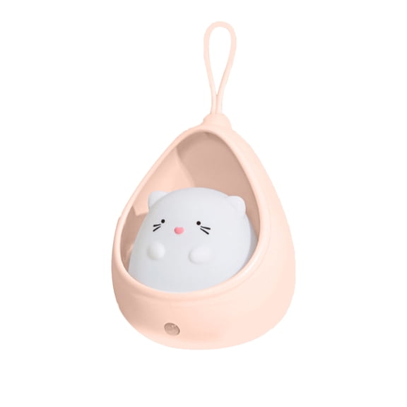 Visland 1 Set Motion Sensor Lamp Cartoon Shape Wide Sensing Angle High Sensitivity Soft Lighting Flicker Free Intelligent Human Body Induction LED Night Lamp Home Supplies