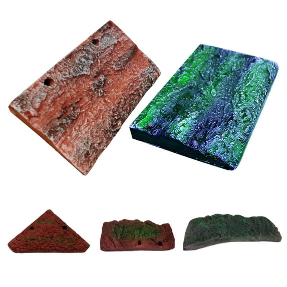 Visland 1 Set Tortoise Floating Basking Floating Platform, Turtle Floating Platform Resting Terrace, Turtle Climbing Dock Crawling Rest Island, Aquarium Fish Tank Decor for Small Amphibians