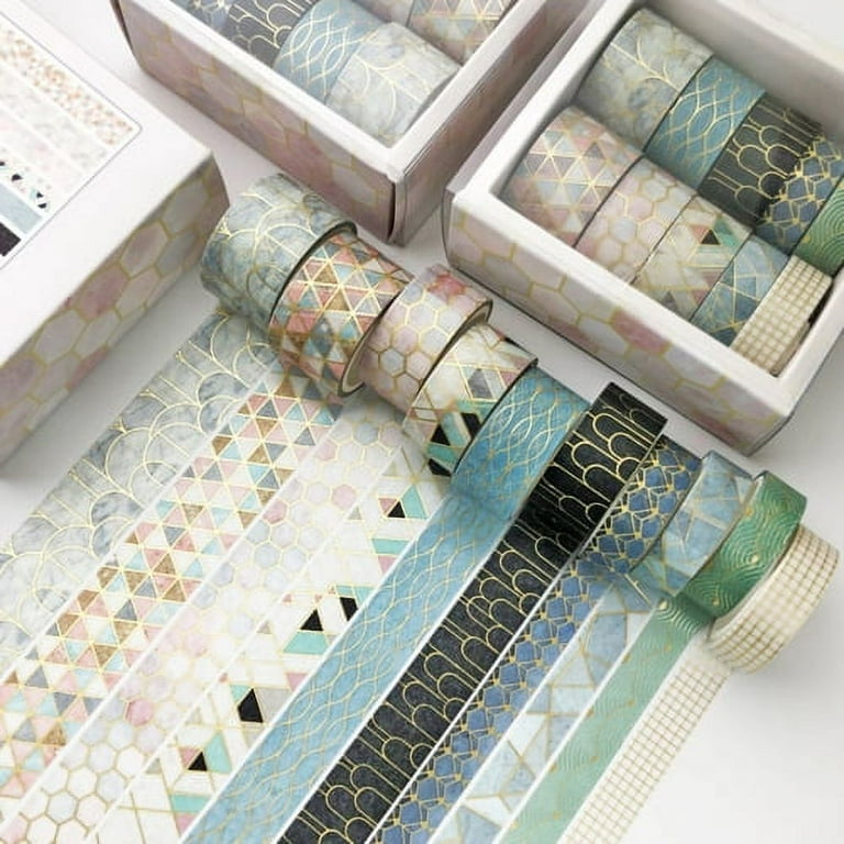 10 Rolls of Crafting Tape Scrapbooking Tape DIY Washi Tape Xmas