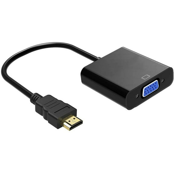 Visland 1080P Male to VGA Female Video Converter Adapter Cable for PC DVD HDTV TV