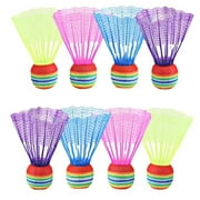 Visland 10PCS Nylon Badminton Shuttlecocks Birdies, Training Badminton Balls Hitting Practice for Youth Players Indoor and Outdoor