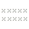 thumbnail image 1 of Visland 10Pcs Nail Decorations Reusable Decorative Zinc Alloy 3D Cross Style Nail Decorations Photography Prop for Manicure Store, 1 of 4