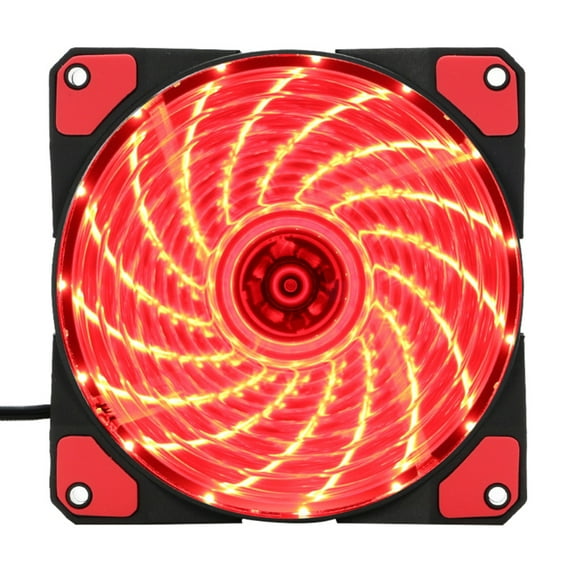 Visland 120mm PC Case Cooling Fan Super Silent Computer LED High Airflow Cooler Fans