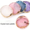 thumbnail image 1 of Visland 1PC Nail Art Palette Multifunctional Eco-friendly Resin Color Pigment Mix Plate (Blue/Pink/Purple/White), 1 of 8