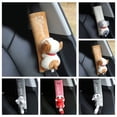 thumbnail image 1 of Visland 1PCS Animal Doll Styling Flannel Car Seat Belt Strap Cover Shoulder Strap Pad for a More Comfortable Driving, 1 of 6