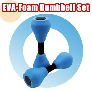 Sunlite Sports High-Density EVA-Foam Dumbbell Set, Water Weight