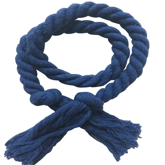 Visland 2 Pcs Natural Cotton Curtain Tiebacks- Farmhouse Style Curtain Holdback Rope, Curtain Decorative Holdbacks for Rural Style Drapery Tieback
