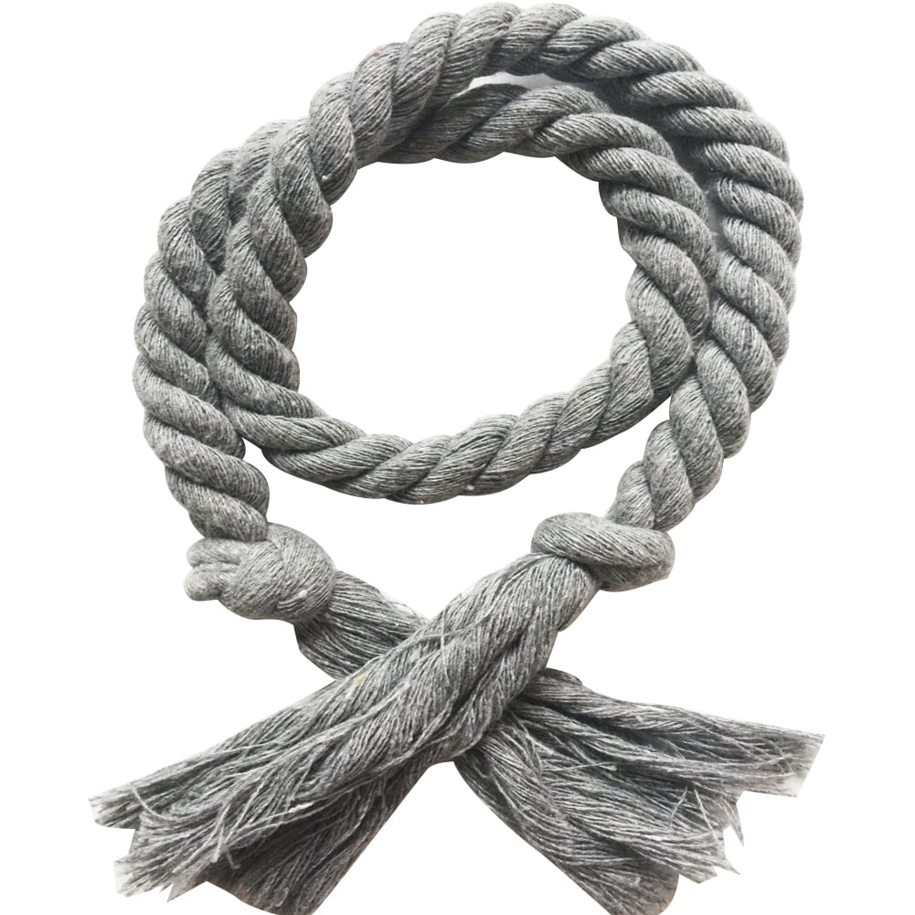 Rural Ropes Visland 2 Pcs Natural Cotton Curtain Tiebacks- Farmhouse Style Curtain ...