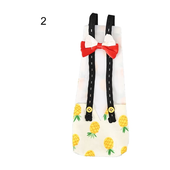 Visland 2 Pcs Pet Chicken Diapers Duckling Diapers Washable Goose Clothes Reusable Farm Pet Diapers Waterproof Bow Tie Duck Diapers for Poultry