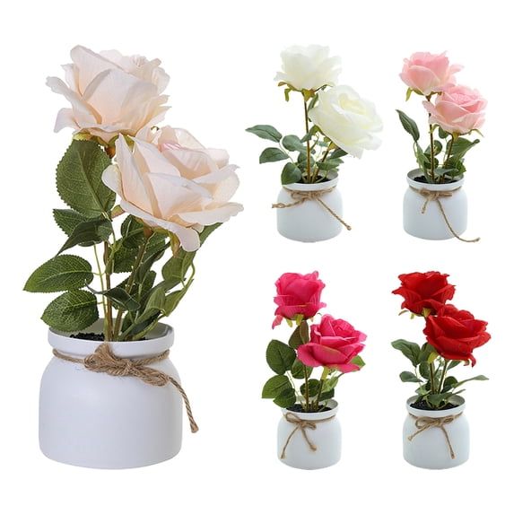 Visland 27 cm Artificial Plastic Fabric Bright Hydrangea Home Bouquet