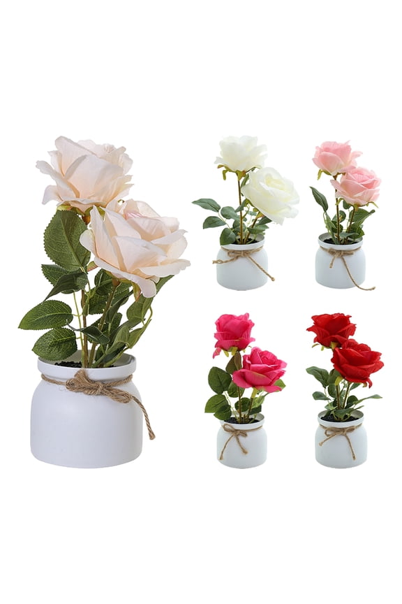 27 cm Artificial Plastic Fabric Bright Hydrangea Home Bouquet