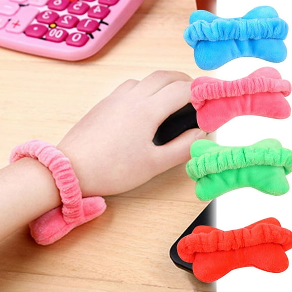 Visland 2PCS Wrist Rest Support Pillow,Wrist Pad Mouse Wristband Wrist Guards Hair Band Mouse Wrist Support Soft And Freely Moveable Wrist Hand Pillow for Office Worker