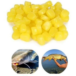 Cheap 50PCS Boilies Carp Bait Pop Up Corn Bait for Carp Fishing Pop-Up Slow  Sinking Fake Food Plastic Lure Fishing Tackle